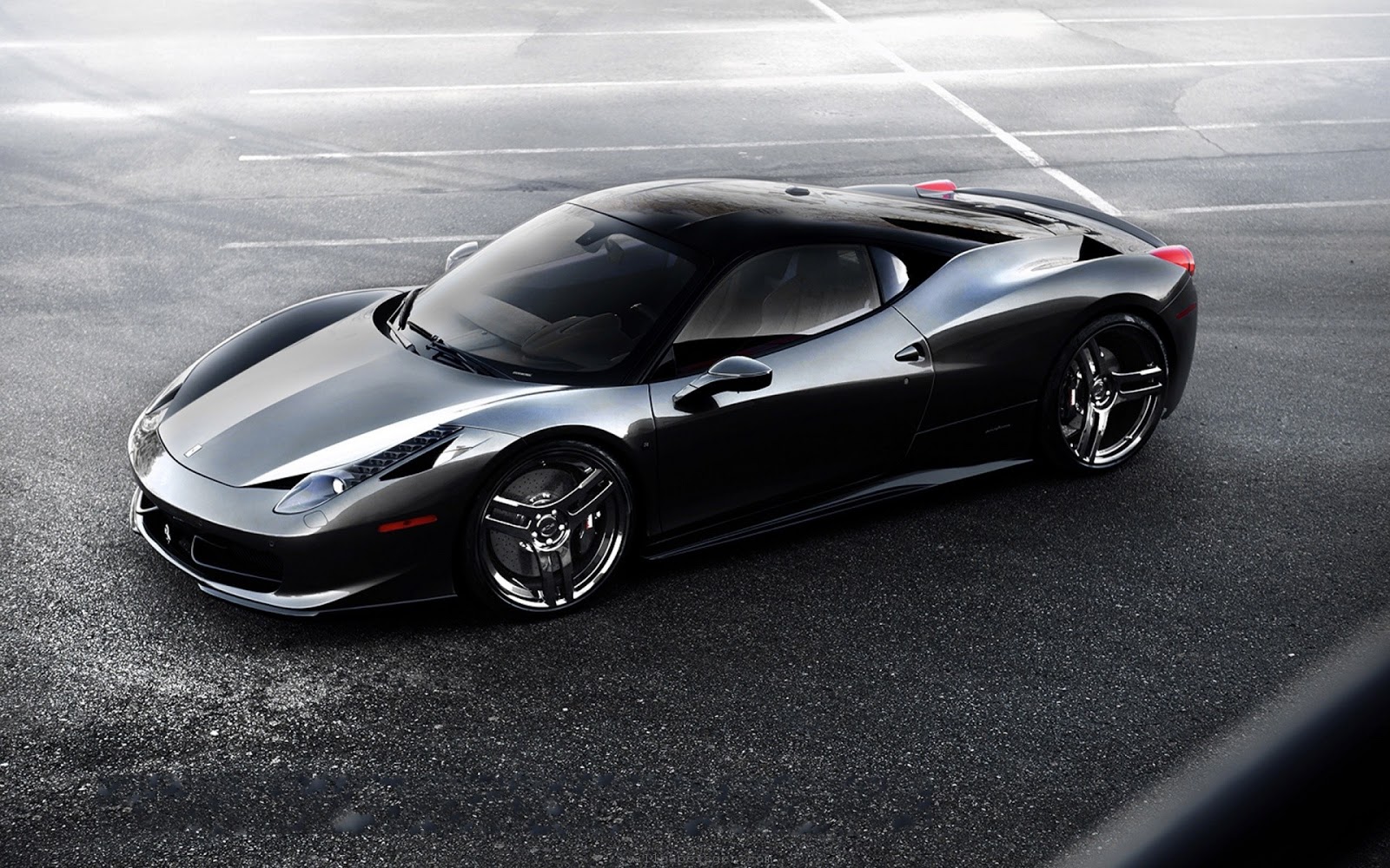 Black Ferrari Car