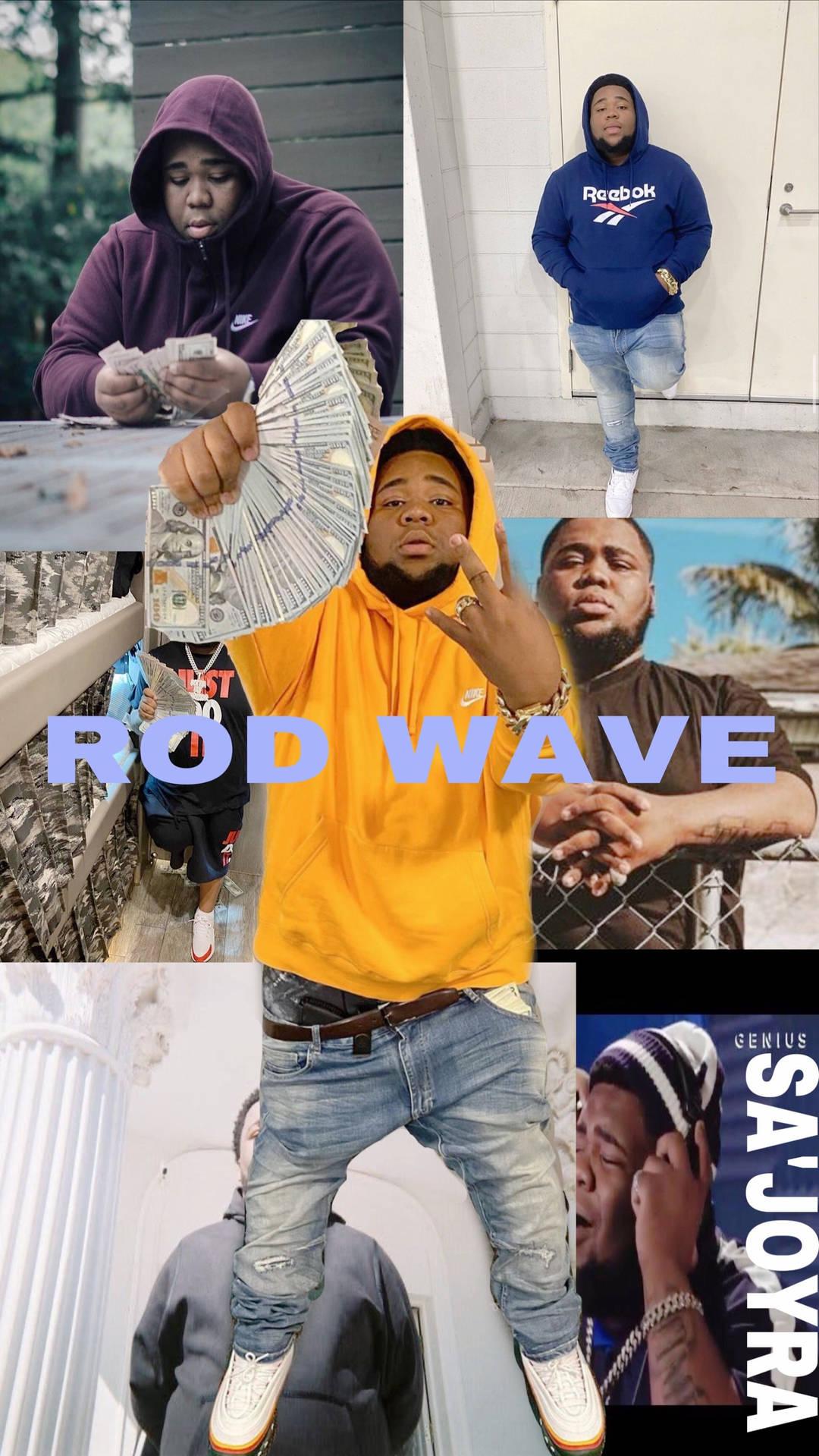 Download Rod Wave Collage Wallpaper