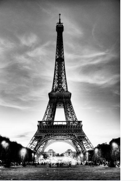 Eiffel Tower Large 3d Personalized Mural Wallpaper HD