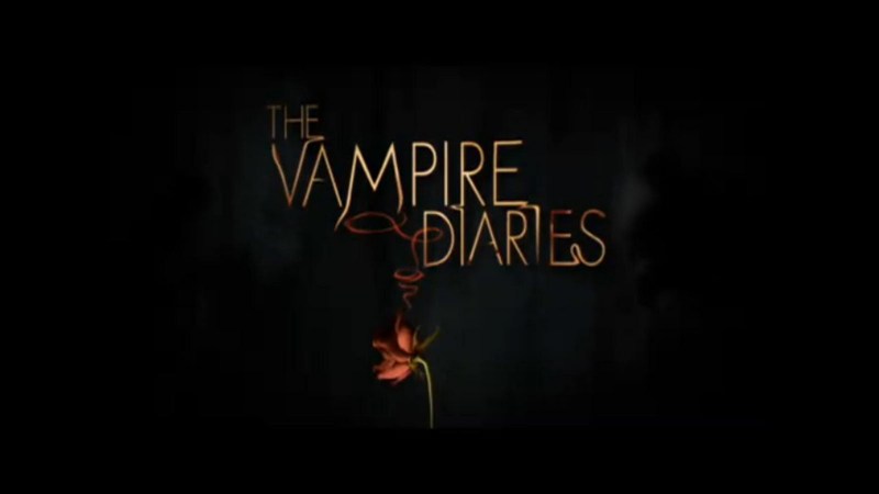 The Vampire Diaries Logo Image HD Wallpaper In Black