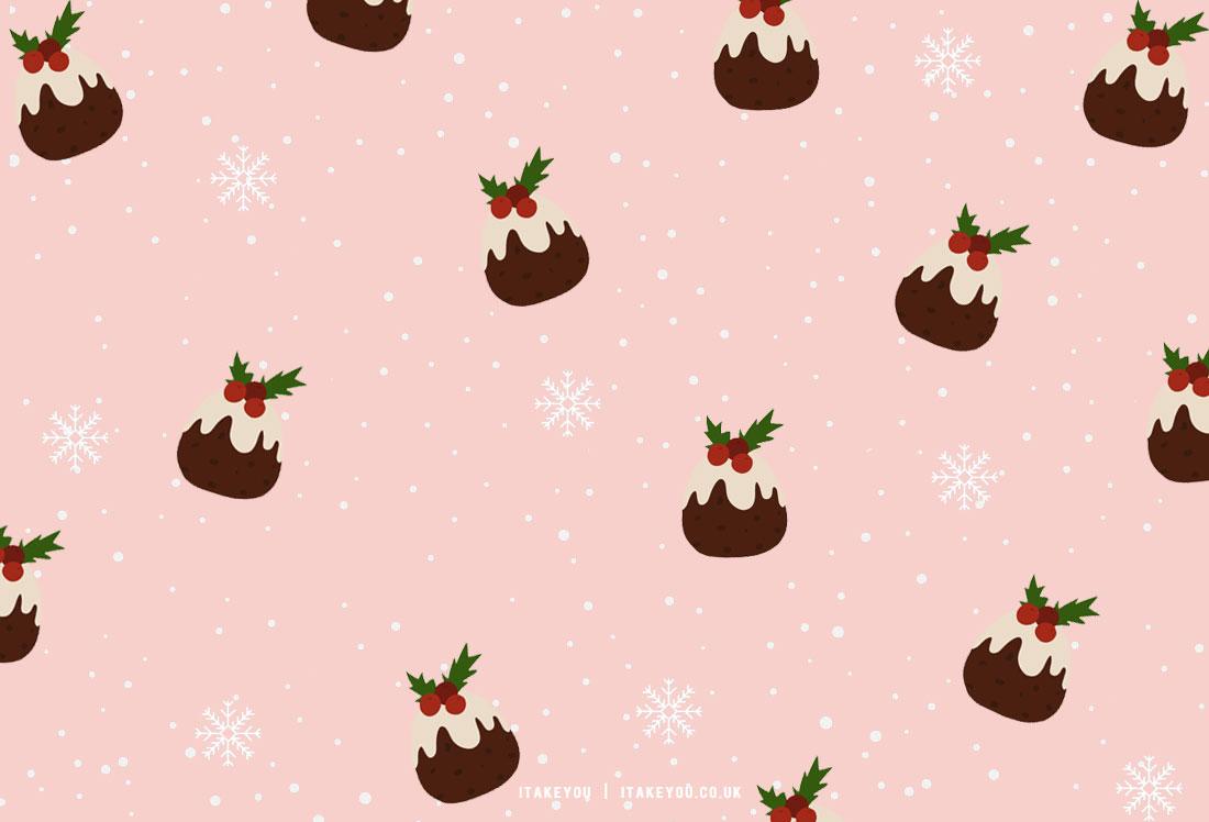 40 Preppy Christmas Wallpaper Ideas Christmas Pudding Wallpaper