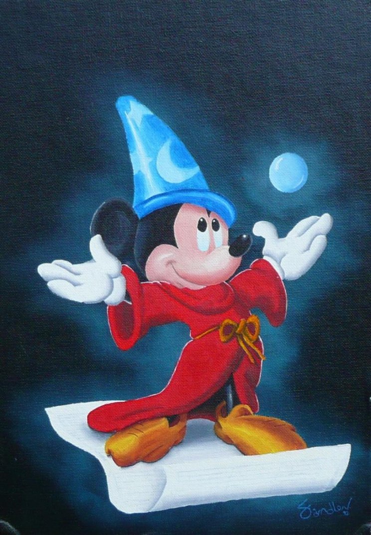 Mickey Mouse Fantasia By Dmsandler