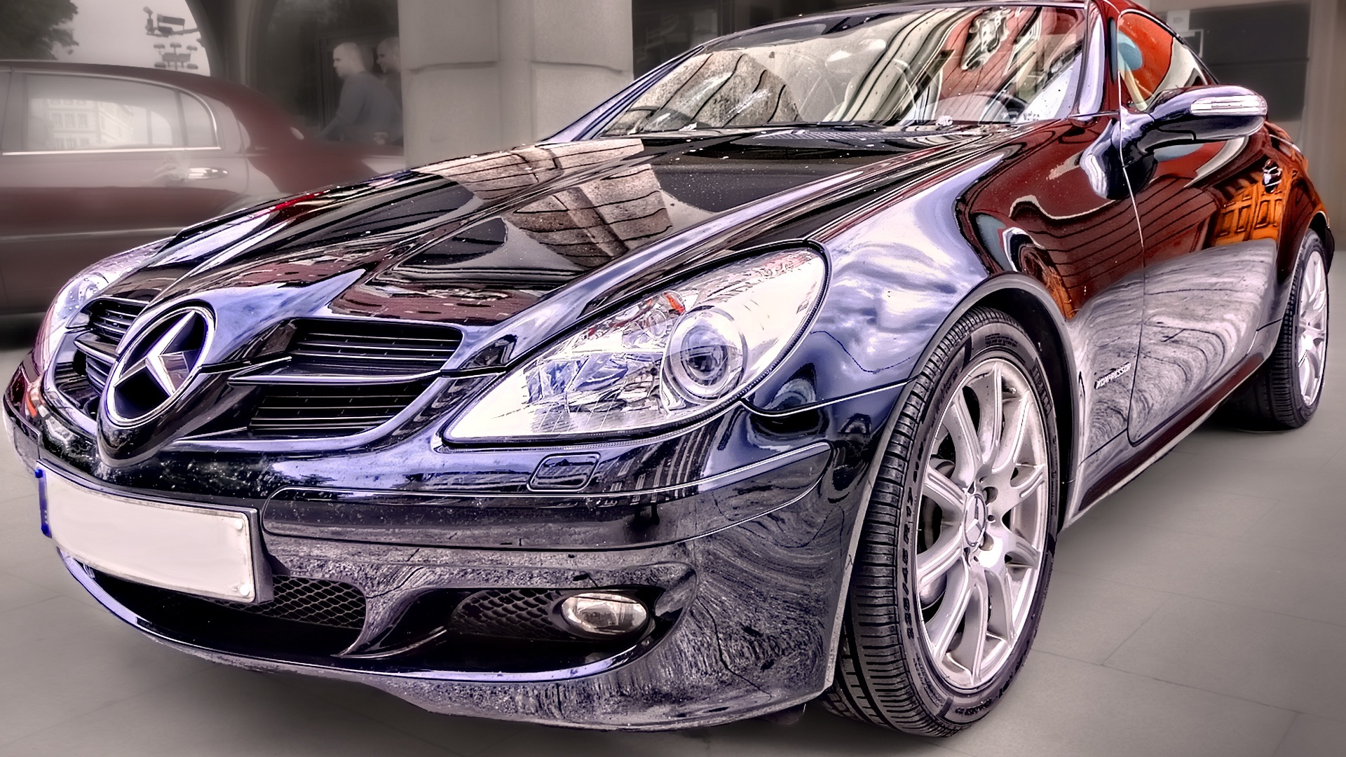 Mercedes Benz Slk Class HD Wallpaper Background Image