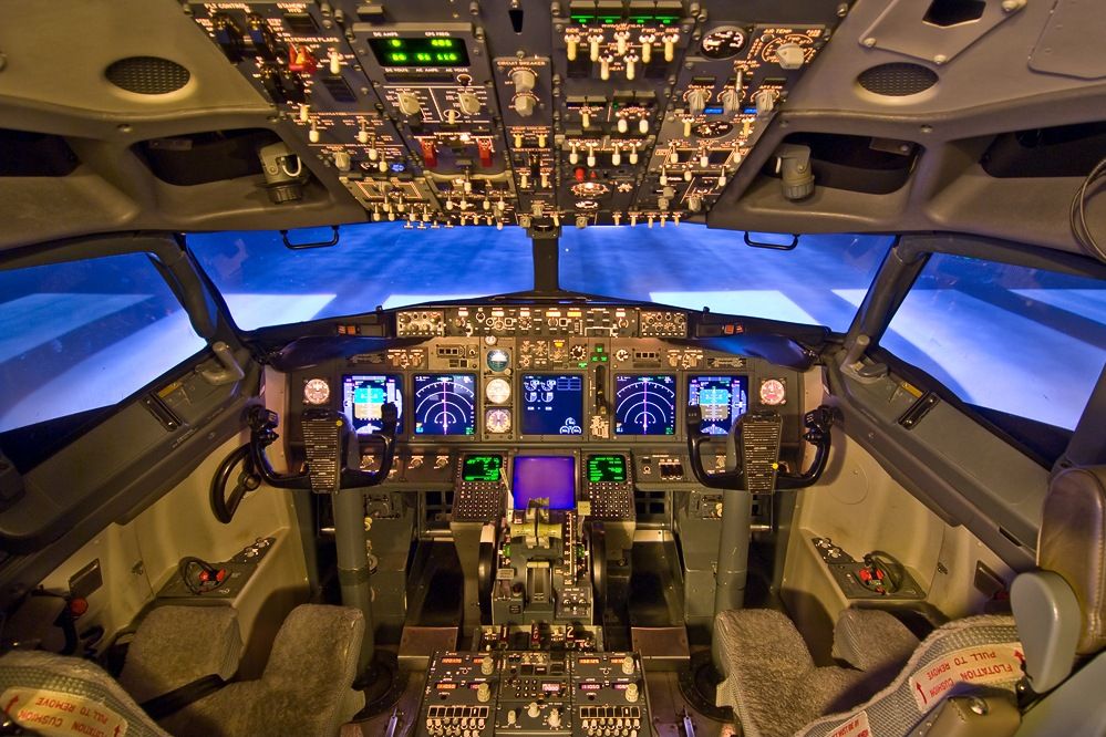 Boeing Cockpit Wallpaper