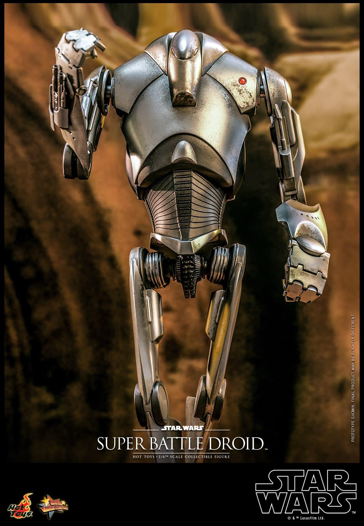 Star Wars Super Battle Droid Deploys With New Hot Toys Reveal