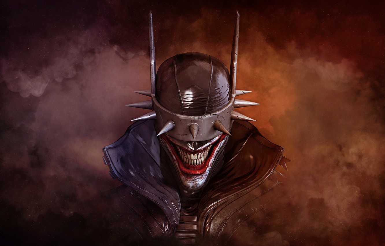 Wallpaper Figure Smile Face Mask Monster Art Horror Batman