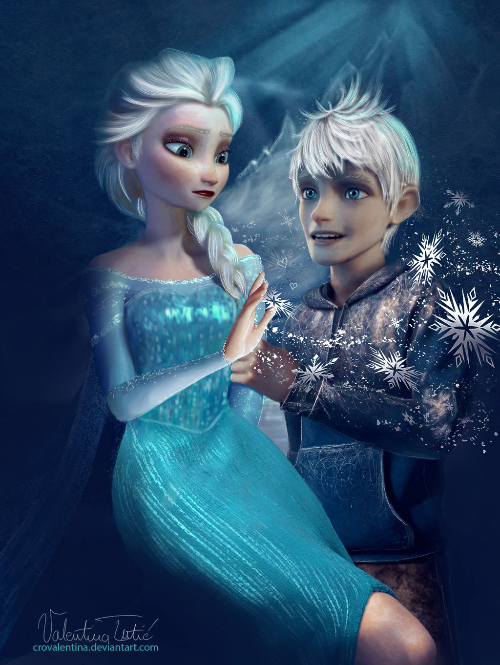 Elsa Jack Frost image elsa and jack frost 36318565 1024 1362jpg