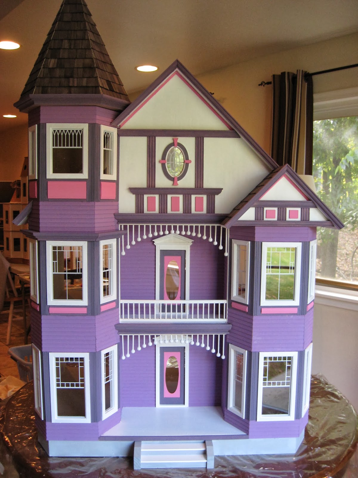 painted lady victorian dollhouse