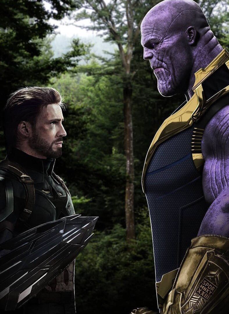 Damn Captain America vs Thanos   Avengers Infinity War Phone