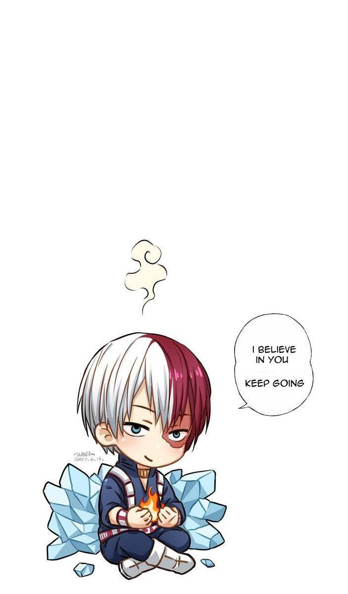 Cartoon Art Of Todoroki Aeubjzoekmtmjeut Wallpaper