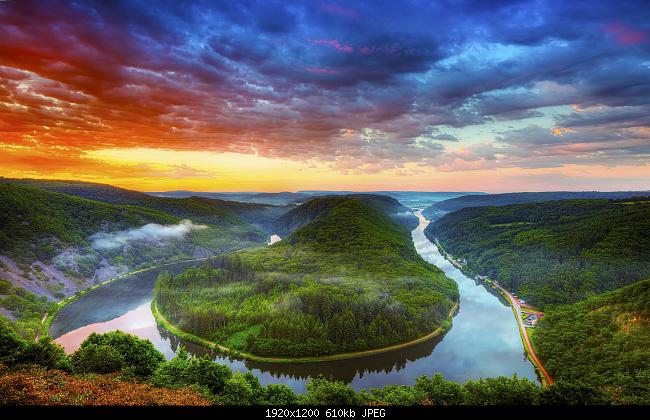  wallpaper dump hdr nature sunset clouds landscapes trees forest hdr 650x420