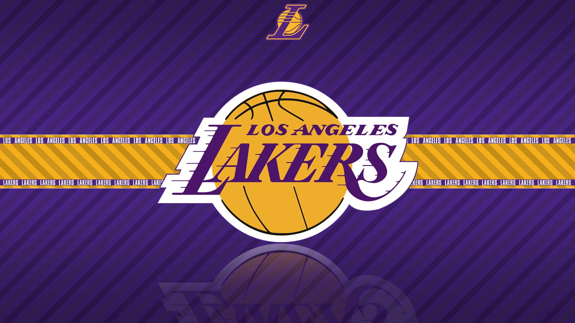 Lakers Team Logo HD Purple Wallpaper Widescreen Desktop