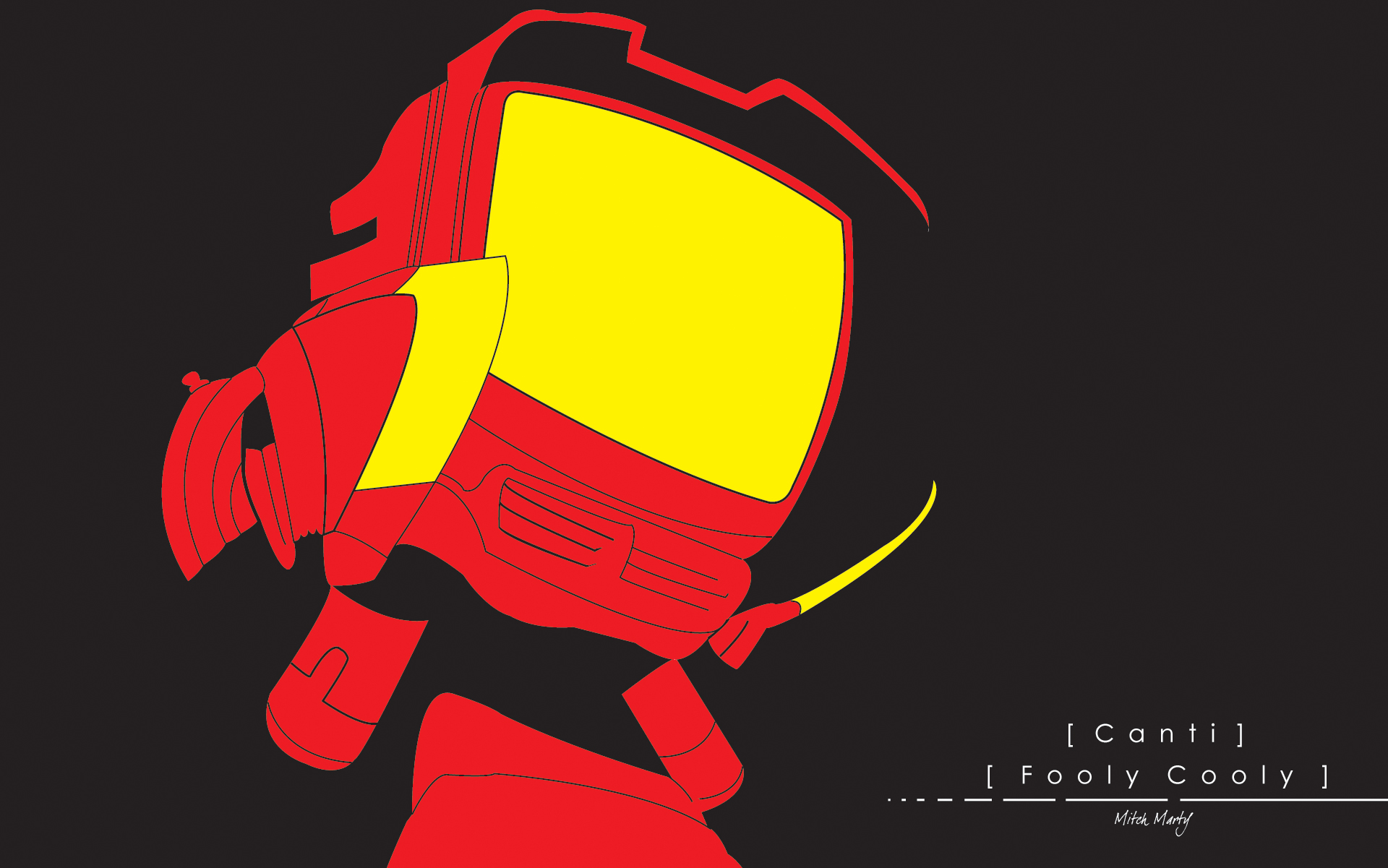 Flcl Fooly Cooly Canti Simple Background HD Walls Find Wallpaper