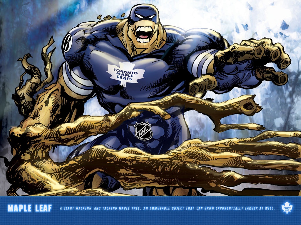 First Up Is The Maple Leafs Superhero From Nhl Guardian