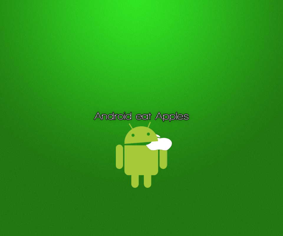 Back Gallery For Android Eats An Apple Wallpaper