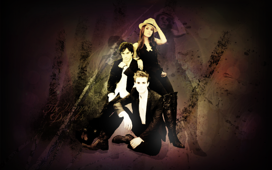 The Vampire Diaries Cast Wallpaper By R Adiant