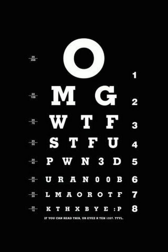 Cool Eyesight Test Iphone 4s Wallpapers 640x960 Hd Iphone 4 640x960