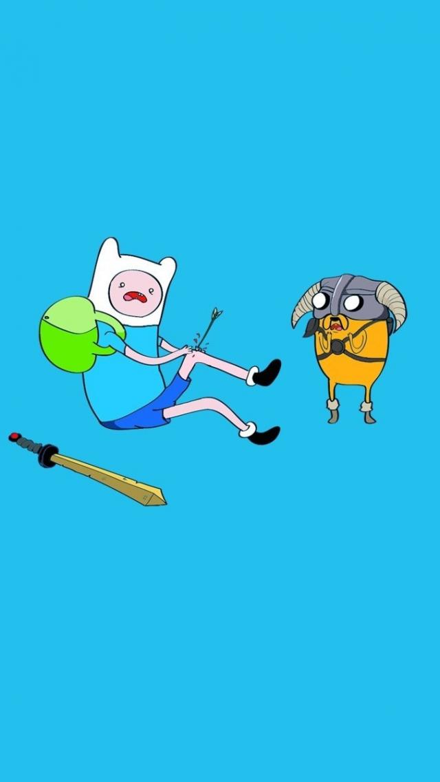 Download Unlock Unlimited Adventure with the Adventure Time Iphone Wallpaper   Wallpaperscom