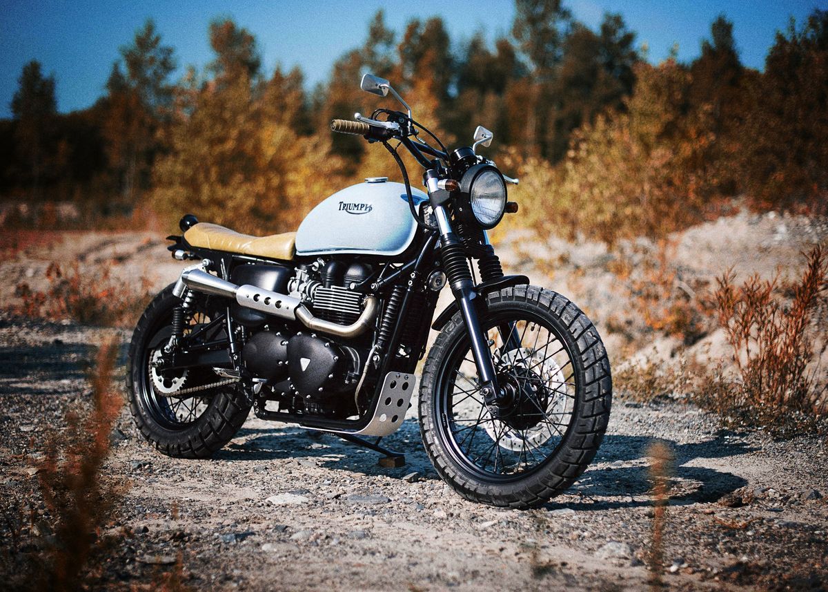 Triumph Bonneville Superbi Poster By Young Displate