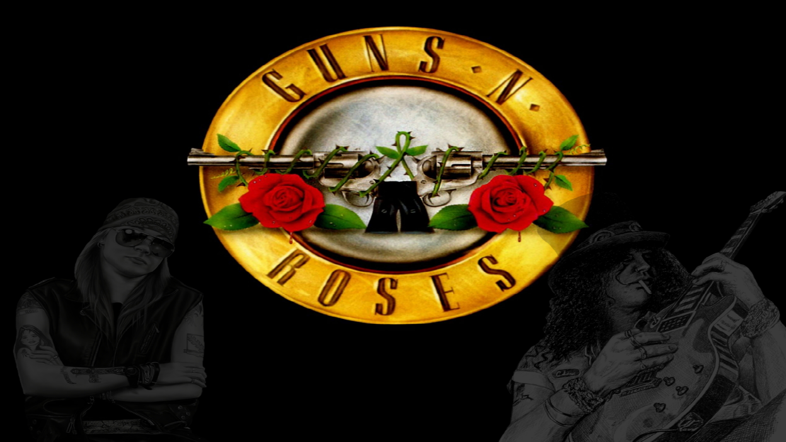 Guns N Roses Heavy Metal Hard Rock Bands Groups Album Cover Logo