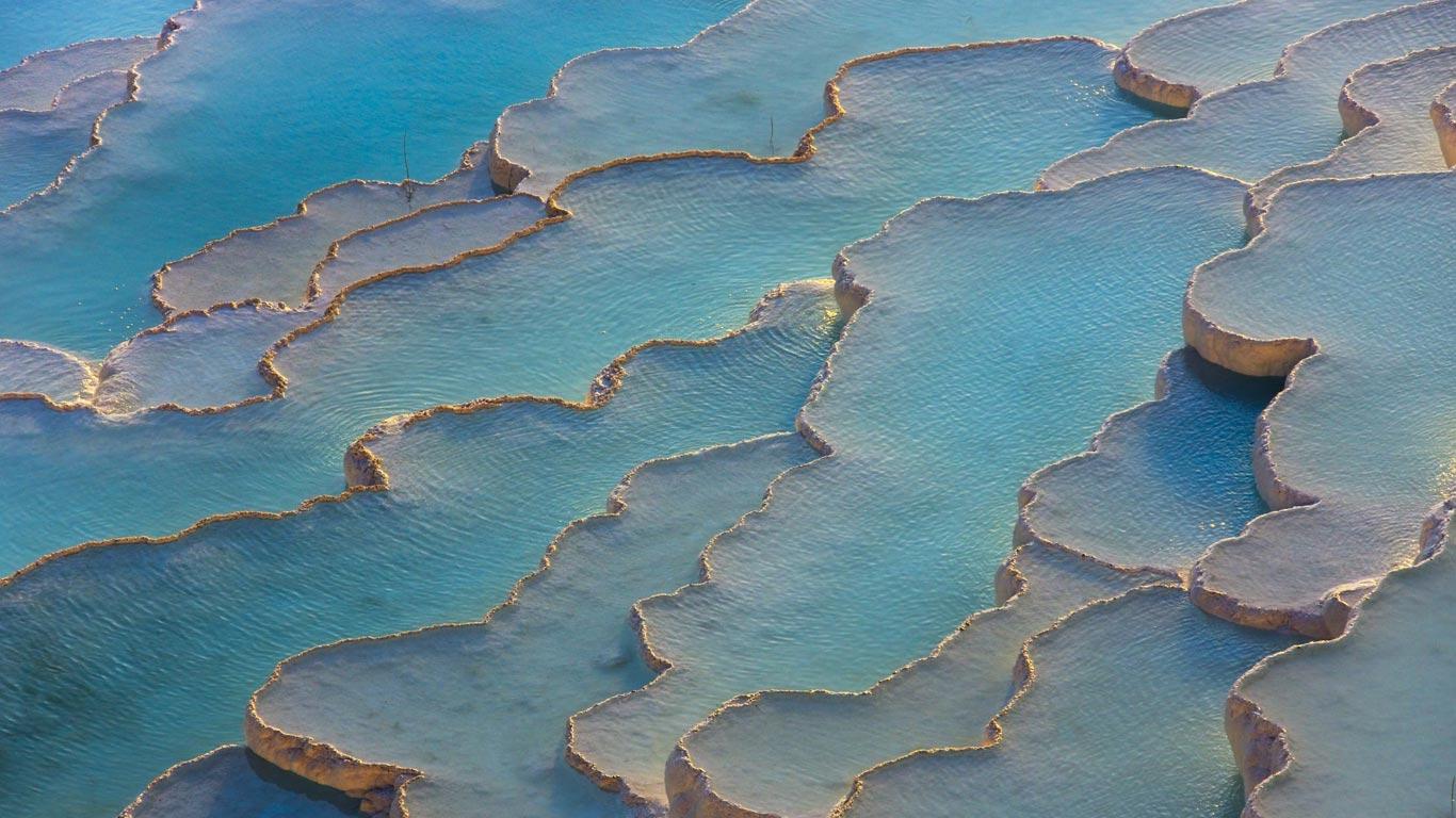 Bing Fotos Travertine Terraces Of Pamukkale Turkey Ocean Corbis