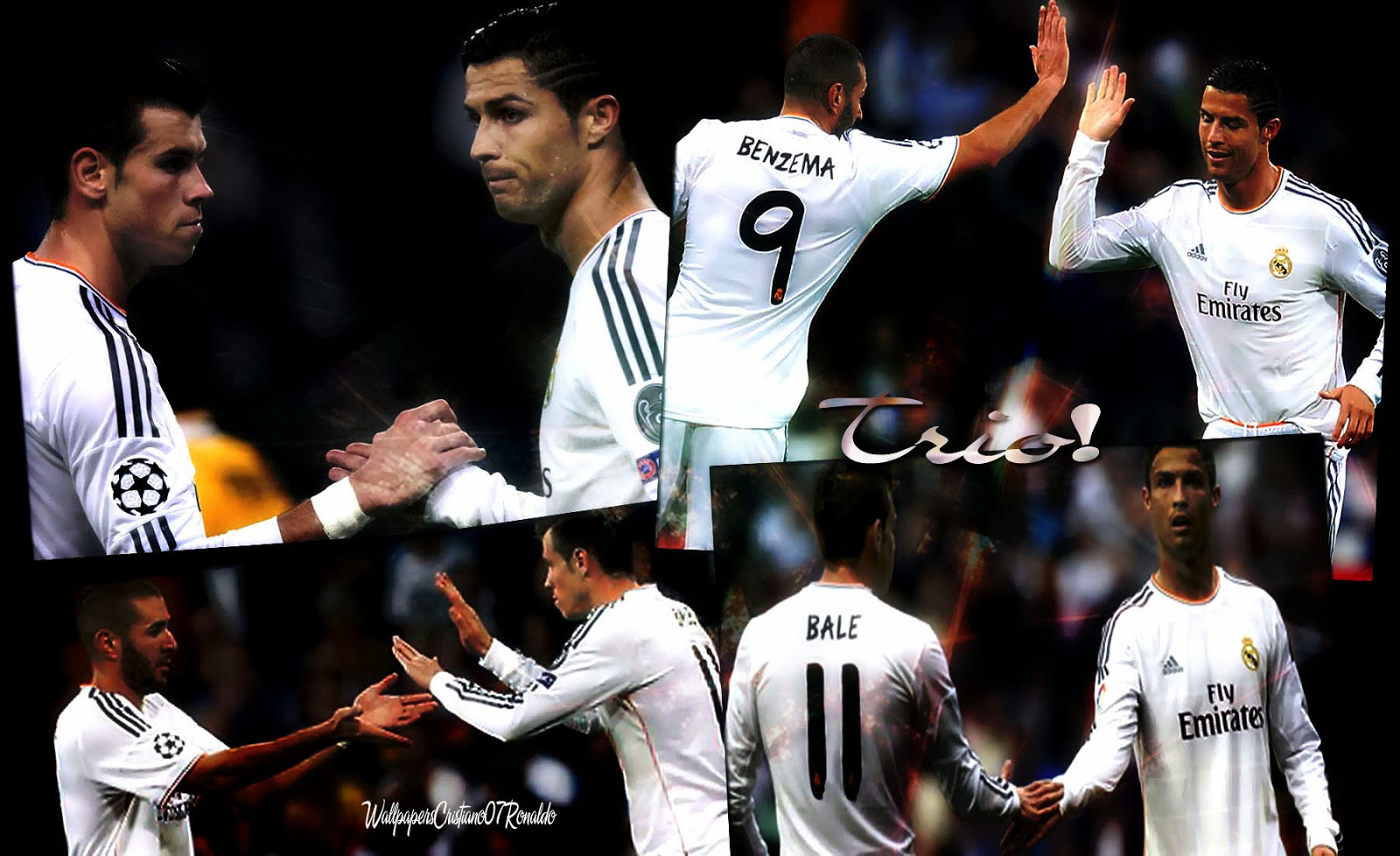 Ronaldo Wallpaper Trio Cristiano Karim Benzema Gareth Bale