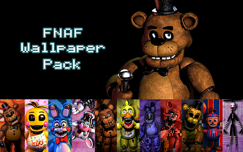 FNAF 4 Secret Nightmare Animatronic Chrome Theme - ThemeBeta