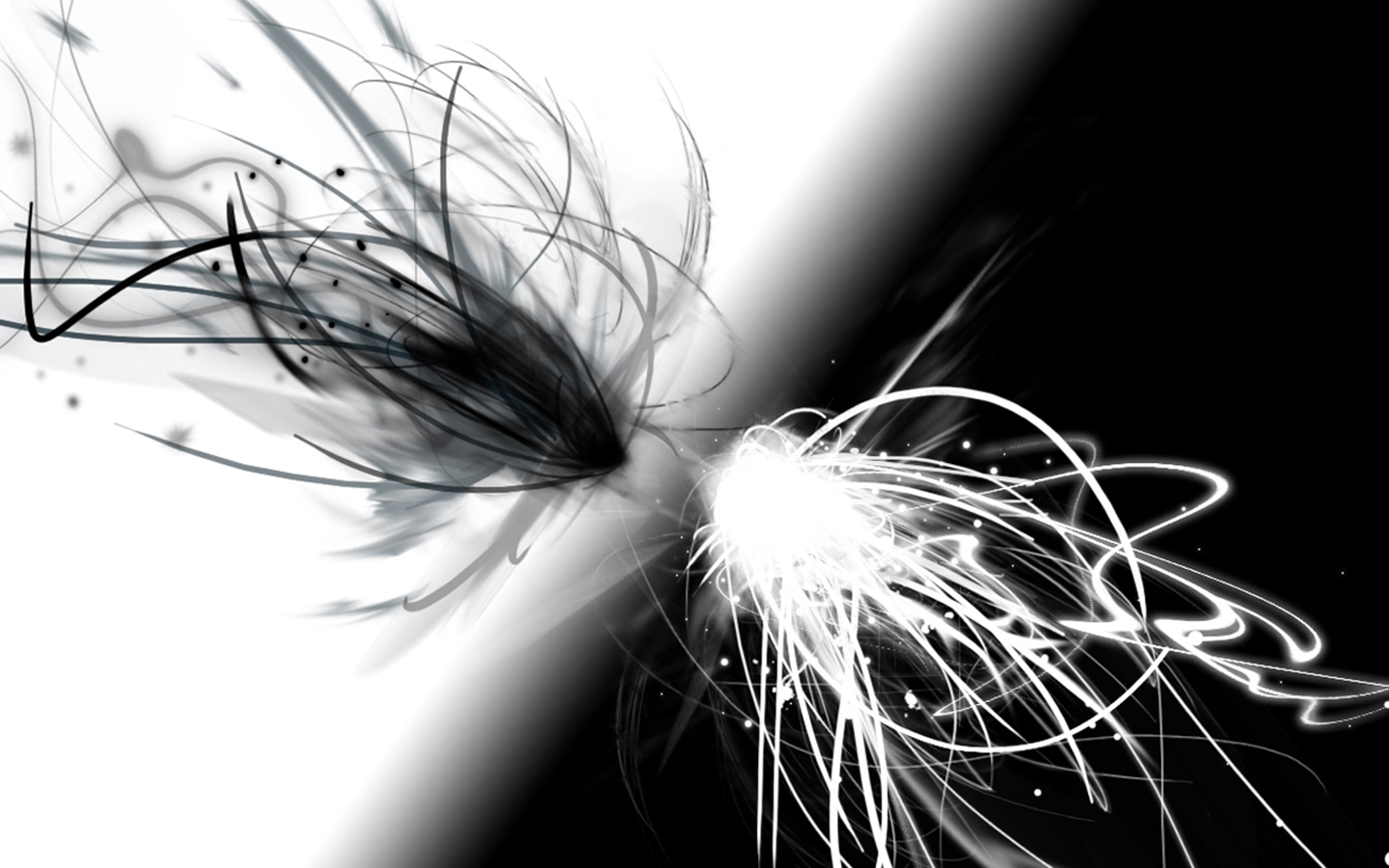 Abstract Desktop Background Black And White HD