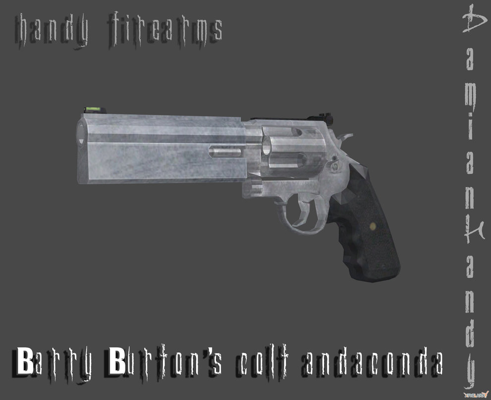 Barry Burton S Colt Andaconda By Damianhandy