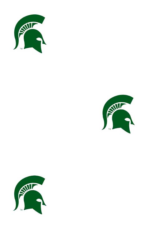 Michigan State Spartans Logo Wallpaper Double Roll