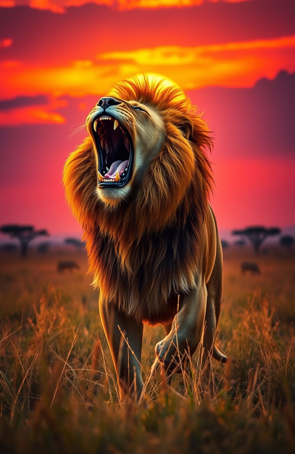 Lion Roar Wallpaper