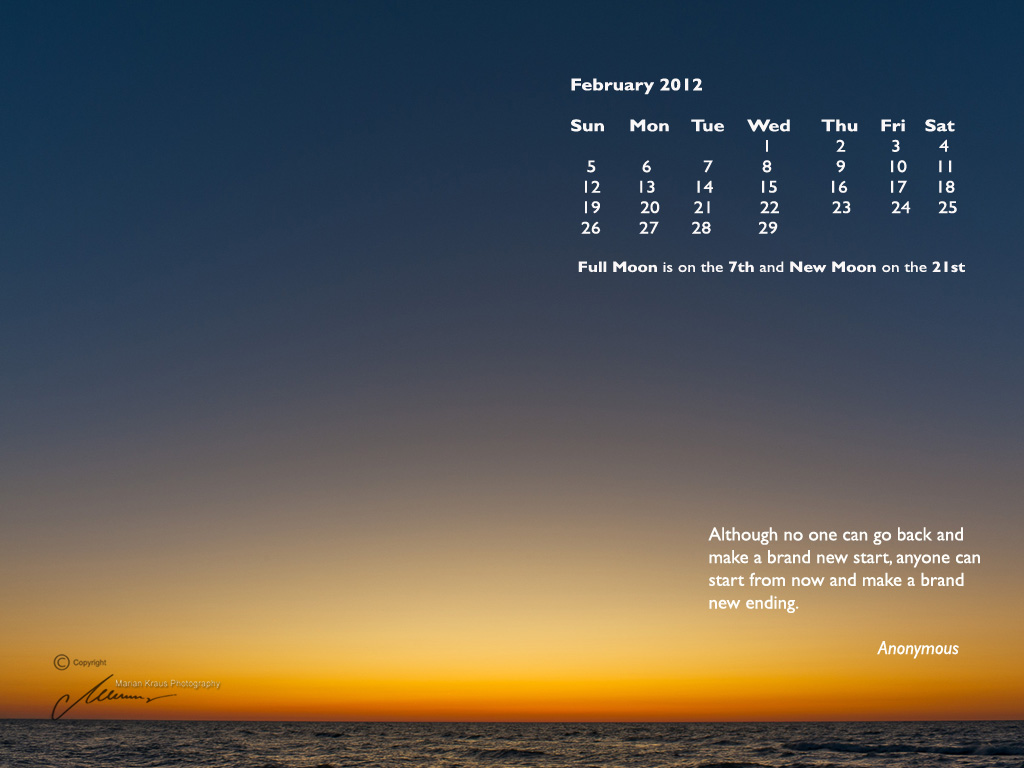 Best Wallpaper For Desktop Calendar February