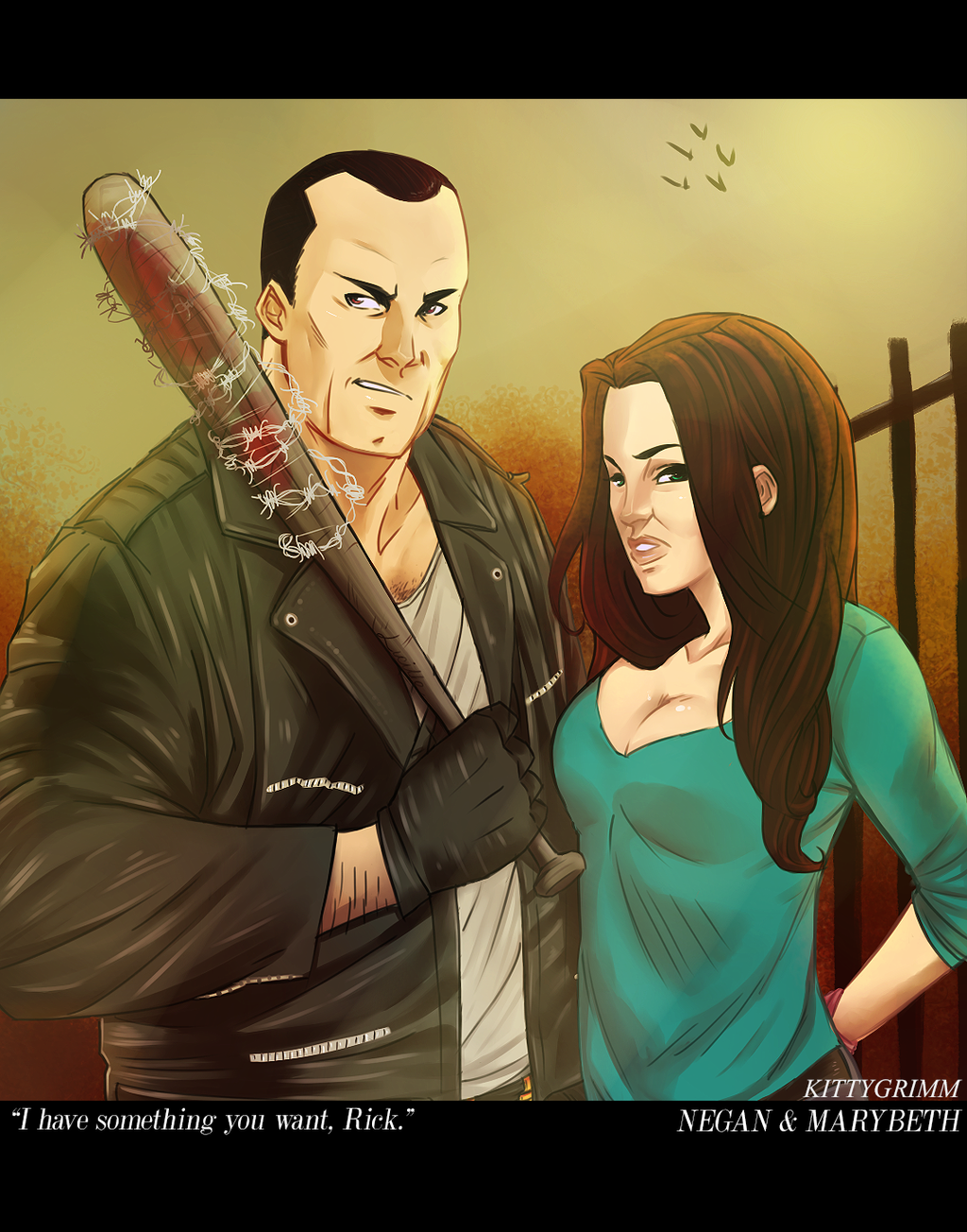 The Mouse Negan X Marybeth By Kittygrimm