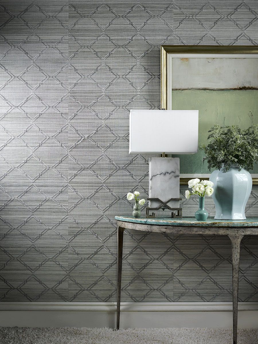 Gorgeous New Embellished Wallpaper Collection From Scalamandre