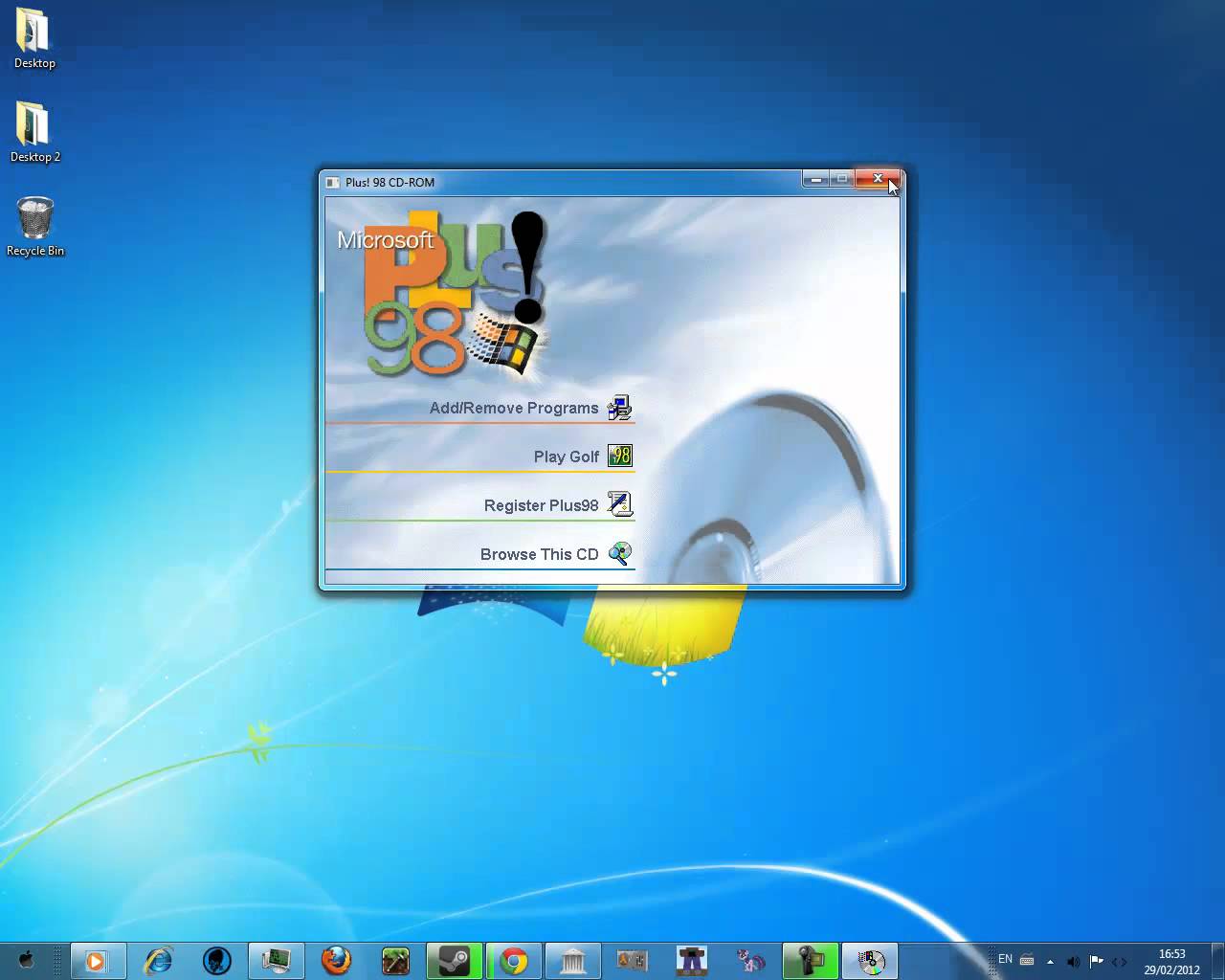 Displaying Image For Windows Plus Wallpaper