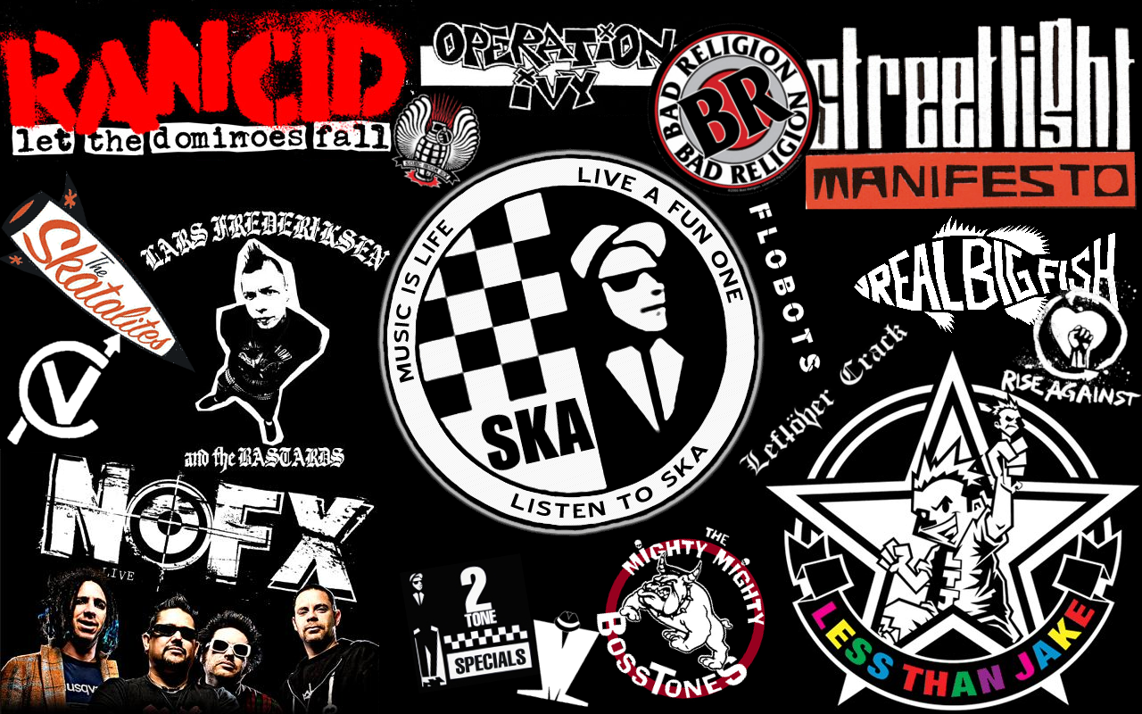 Music Bands Wallpaper 1280x800 Music Bands Logos Ska Rancid