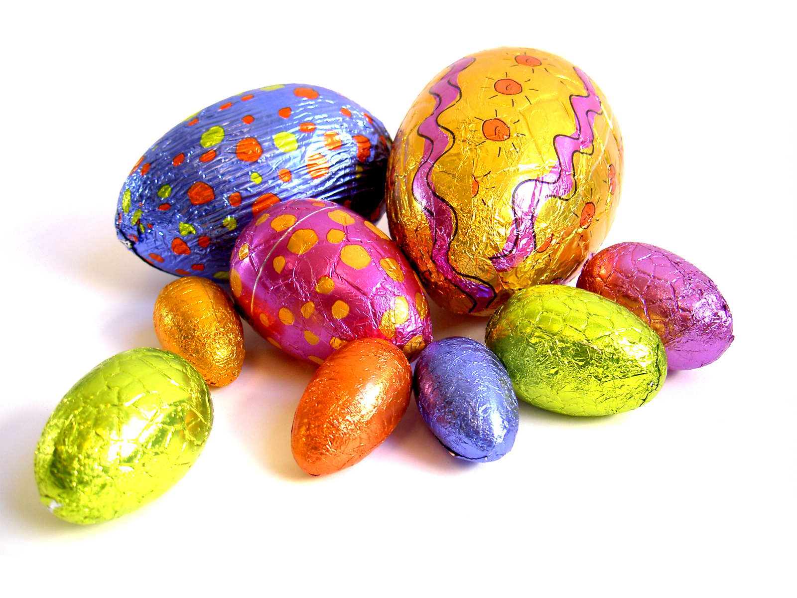 Beautiful HD Wallpaper Chocolate Easter Eggs