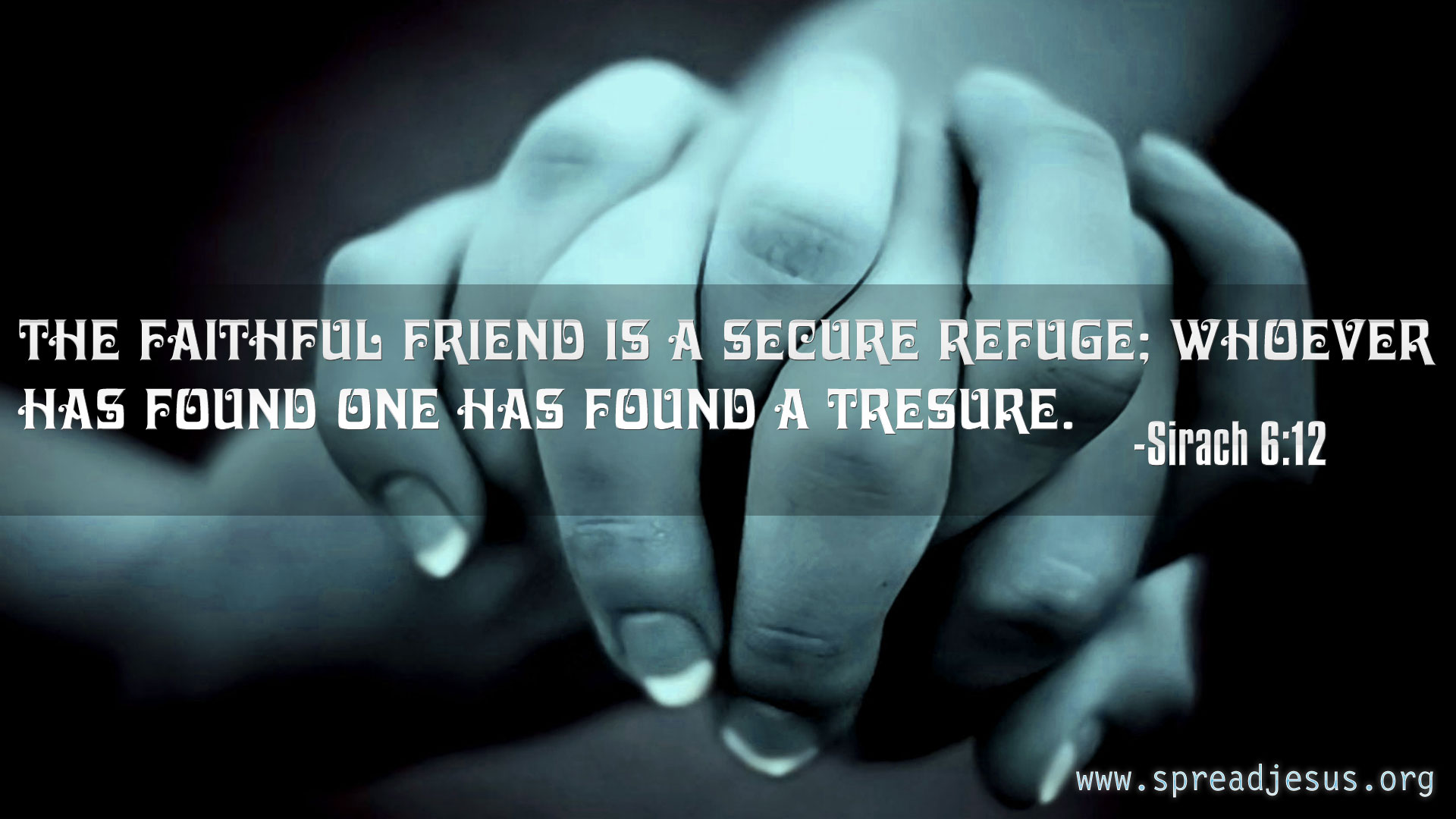 Word Of God Wallpaper Bible Quotations The Faithful Friend Is A