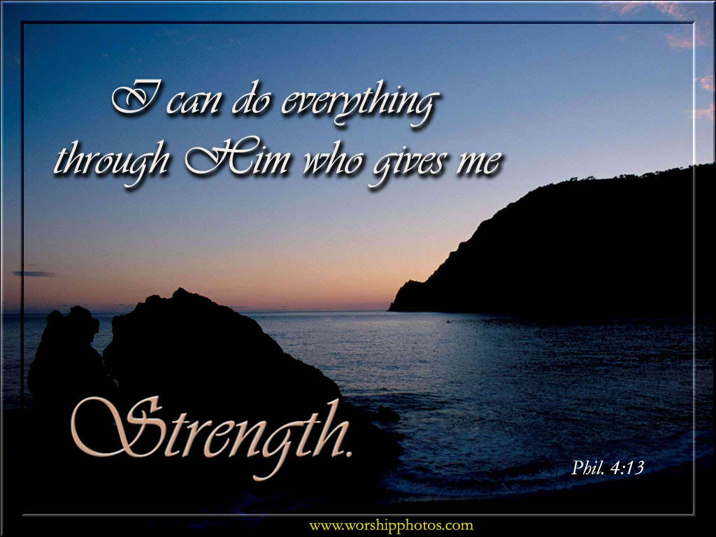 Philippians Strength Wallpaper Christian And