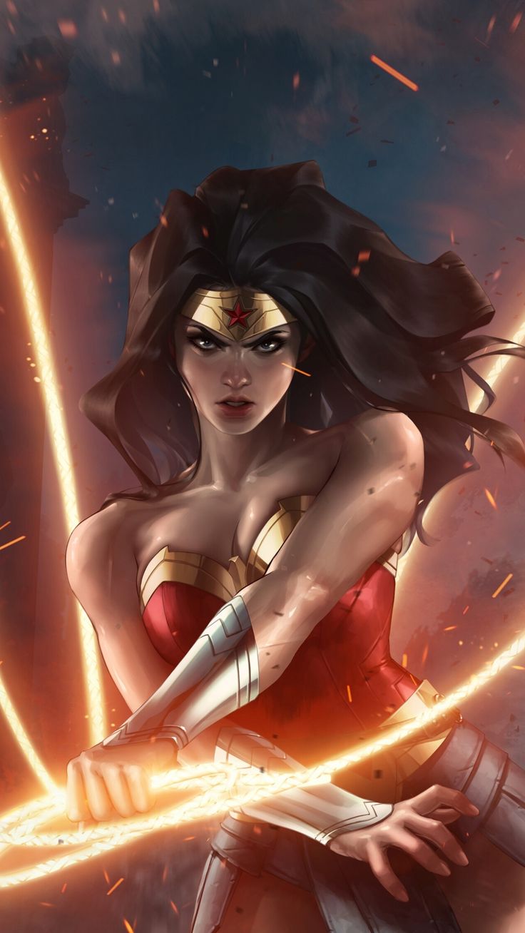 Wonder Woman Warrior Art Wallpaper Female