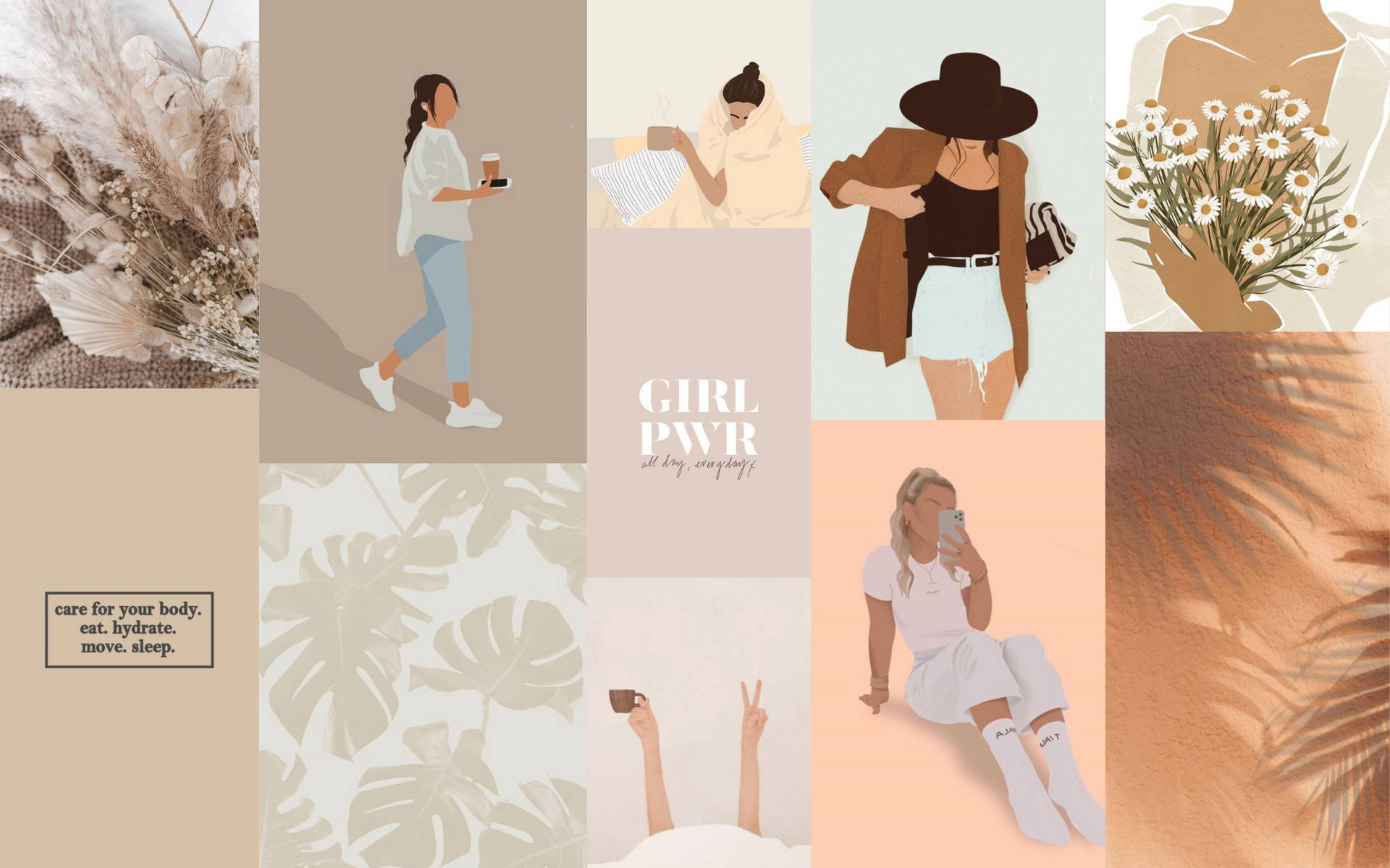 Take On The Day With This Positive And Motivational Aesthetic Wallpaper