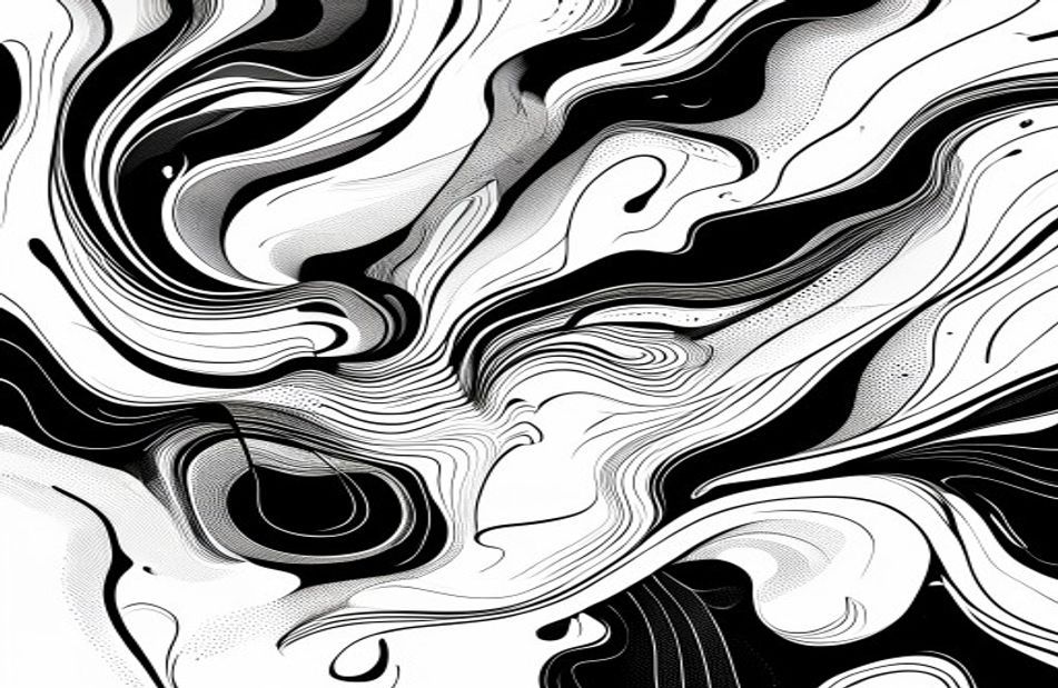 Black And White Abstract Wallpaper