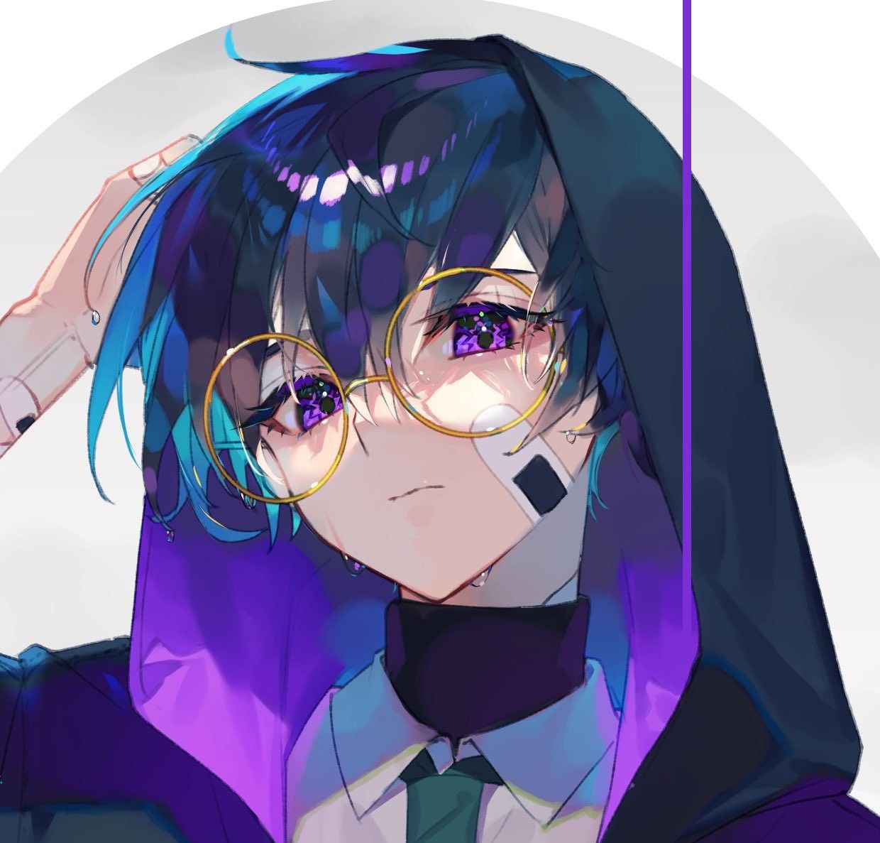 Blue Anime Boy Pfp Wallpaper
