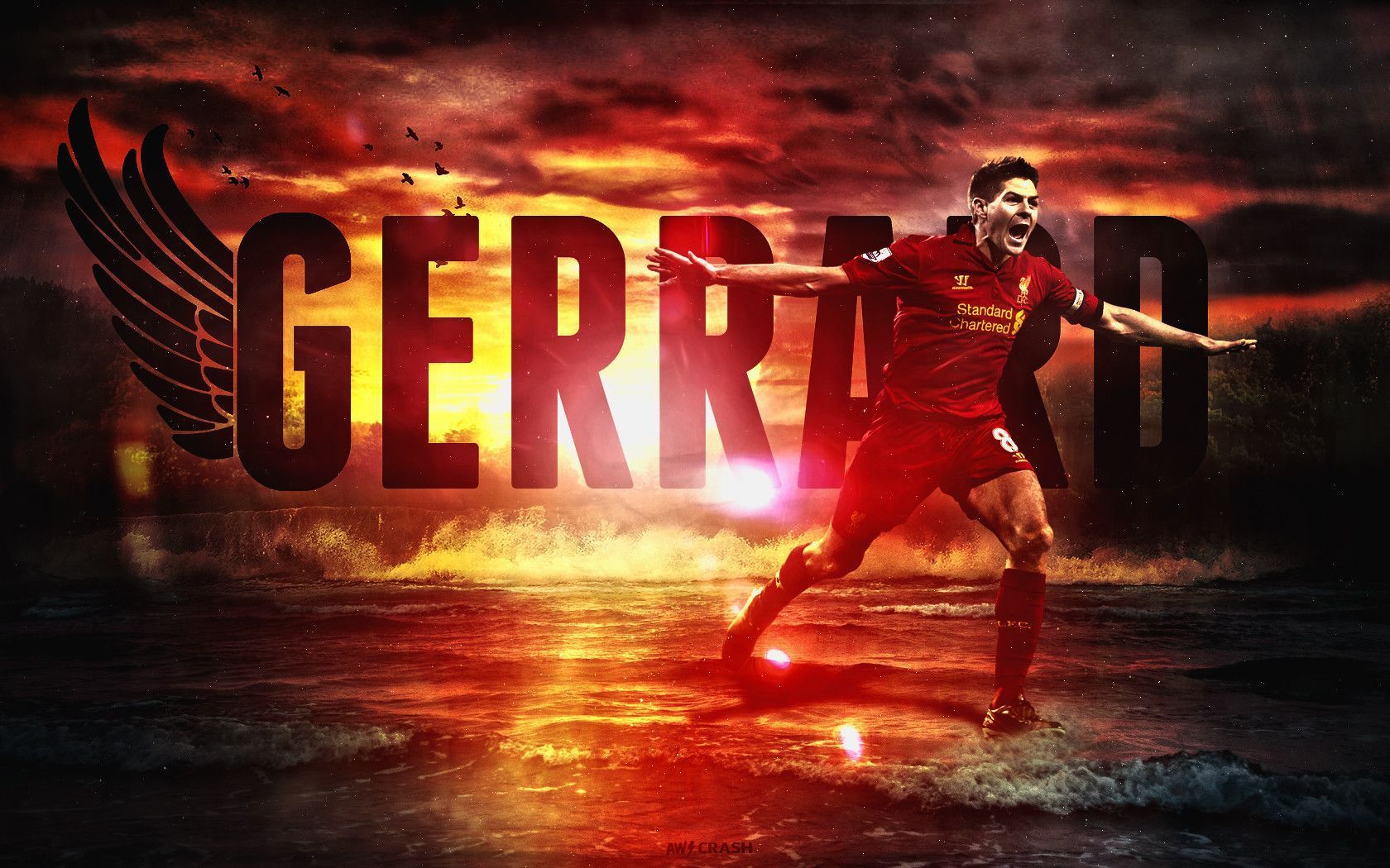 Steven Gerrard Liverpool Wallpaper HD