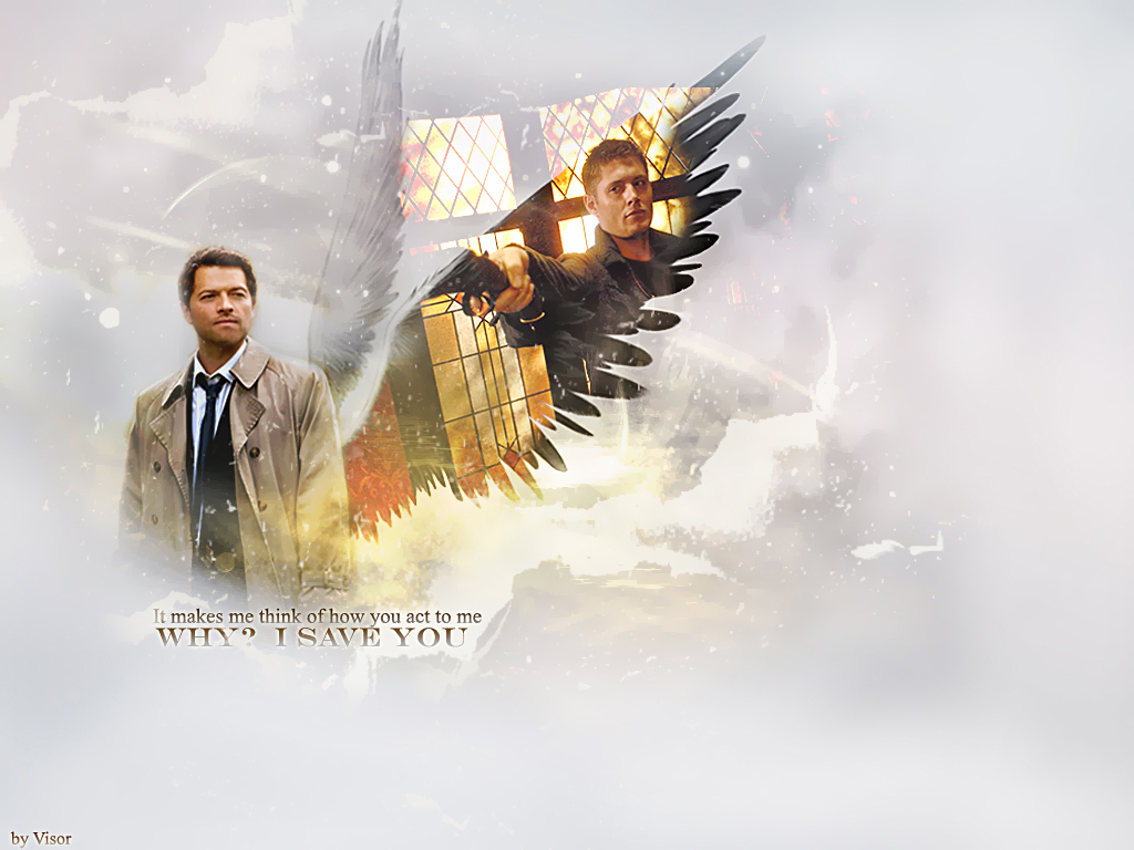 Dean Castiel Supernatural Wallpaper