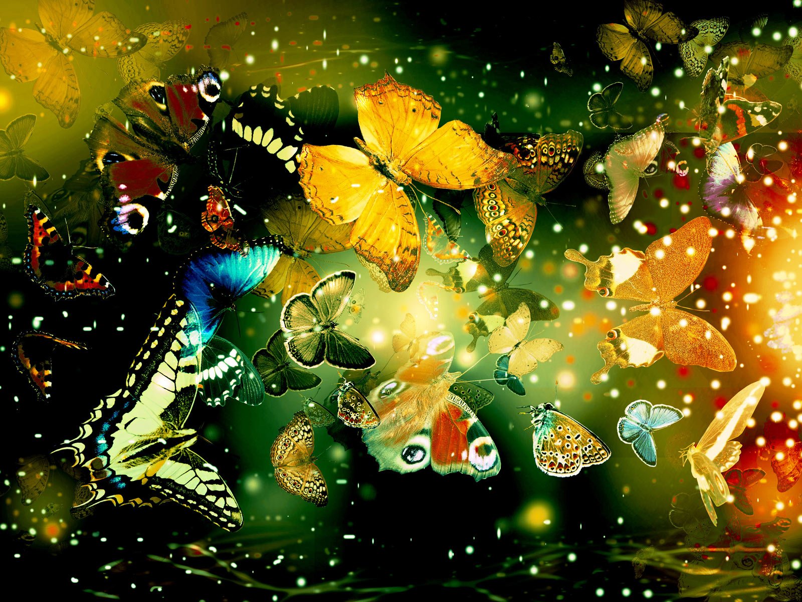 Butterflies Desktop Background Hd Wallpaper High Quality