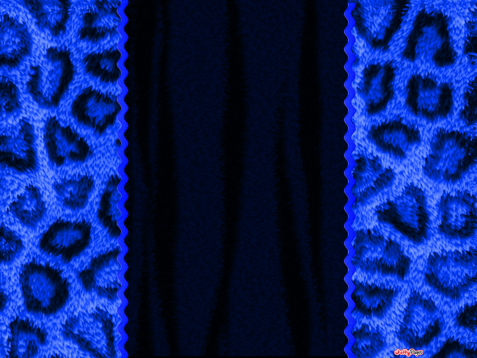 Blue Leopard Print Ger Layout Template Background Jelly