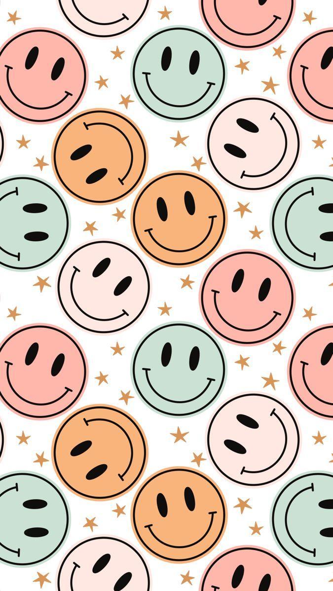 Aesthetic Wallpaper For iPhone Smiley Face