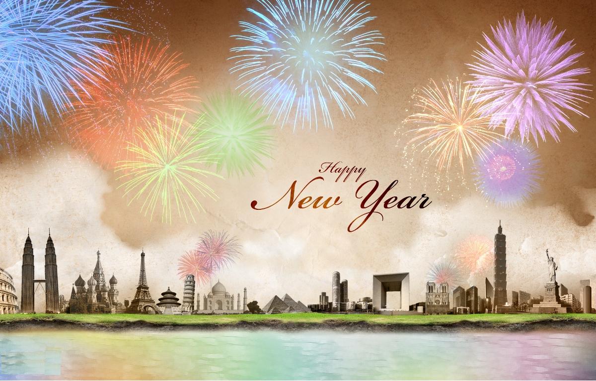 Image House HD Wallpaper Happy New Year