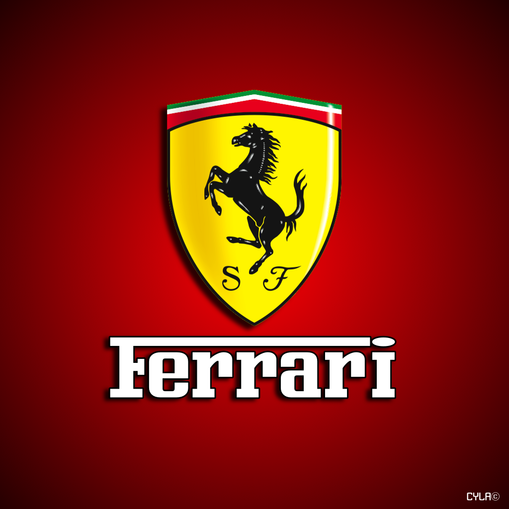 Simone Morana Cyla Official Ferrari Logo Wallpaper For iPad